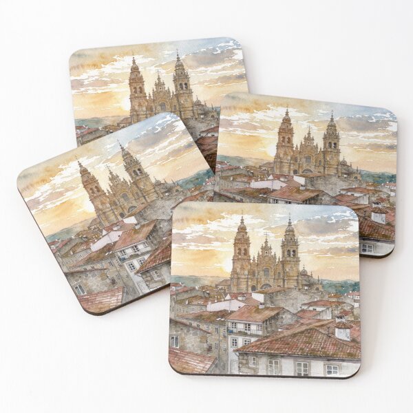 Item preview, Saint James of Compostela seen from the rooftops designed and sold by jefboutique6150.