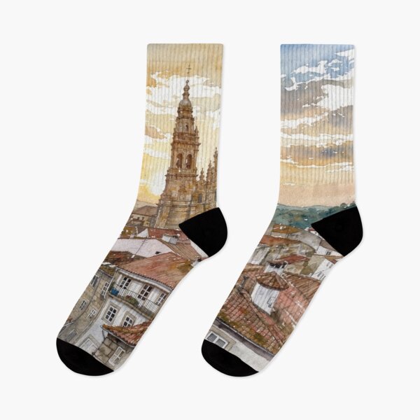 Item preview, Saint James of Compostela seen from the rooftops designed and sold by jefboutique6150.