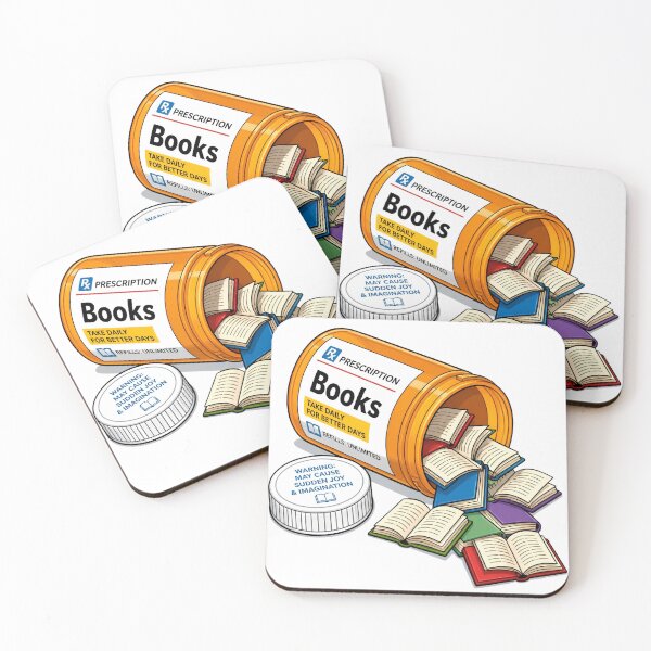 Item preview, Prescription Books Funny Reader Nurse Gift designed and sold by Midnight Manor Art.