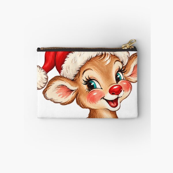Item preview, Cute Christmas Reindeer in Santa Hat designed and sold by SayMaria.