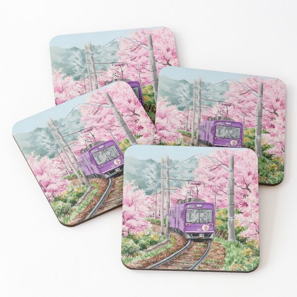 Item preview, Japan Spring Cherry Blossom – Japanese Landscape Wall Art designed and sold by POSTERIOCREW.