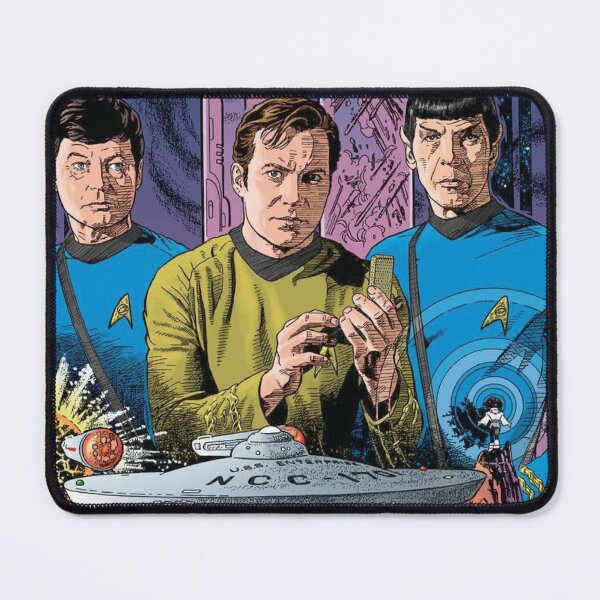 Item preview, Starfleet Sci-Fi Space Exploration: Retro USS Enterprise Silhouette and Live Long and Prosper Fan Art designed and sold by benja-08.