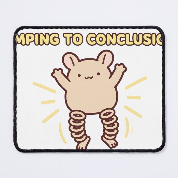 Item preview, Funny Chibi Jerboa Jumping Jumping To Conclusions Meme Sticker designed and sold by xiaoxiaochibi.