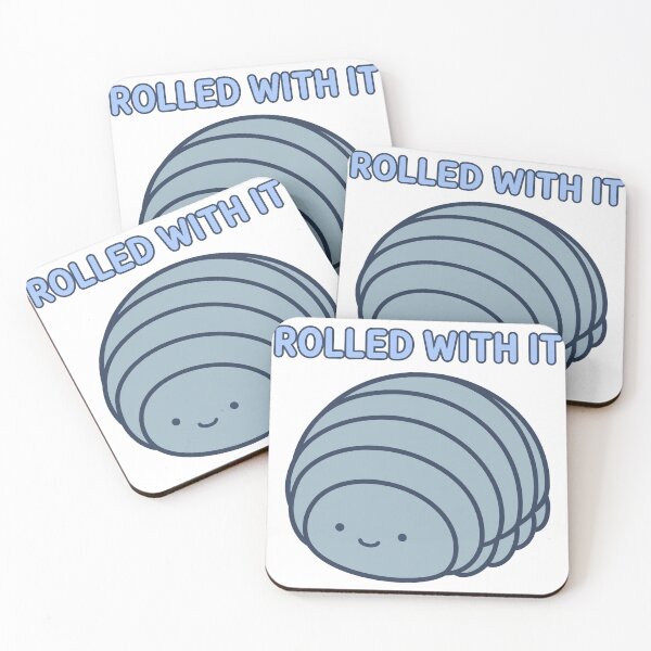 Item preview, Cute Chibi Giant Isopod Rolled Ball Rolled With It Sticker designed and sold by xiaoxiaochibi.