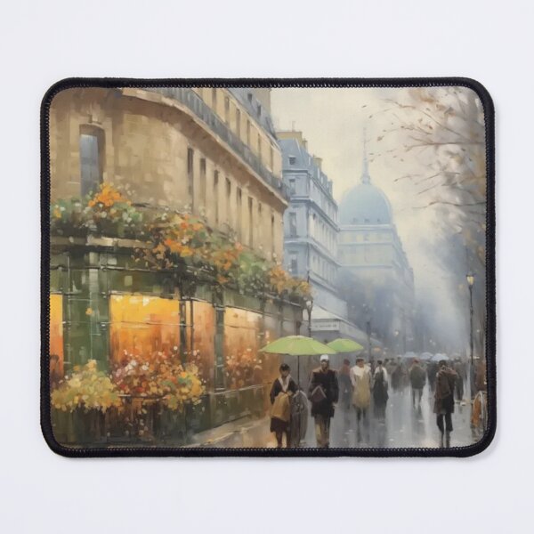 Item preview, Rainy Paris Evening – Rue Laffitte Oil Painting Art designed and sold by GSizzle1.