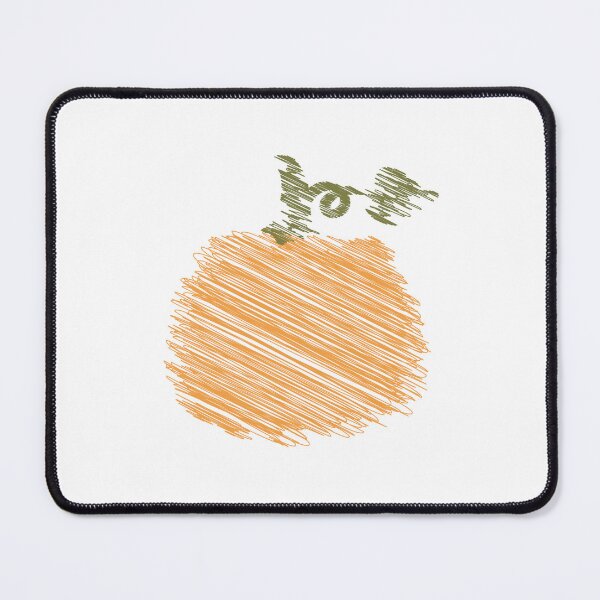 Item preview, Orange Scribble Pumpkin Art designed and sold by BetweenForms.
