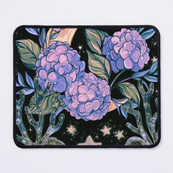 Item preview, Moon Stars Hydrangea and Seashells designed and sold by scicilysimonee.