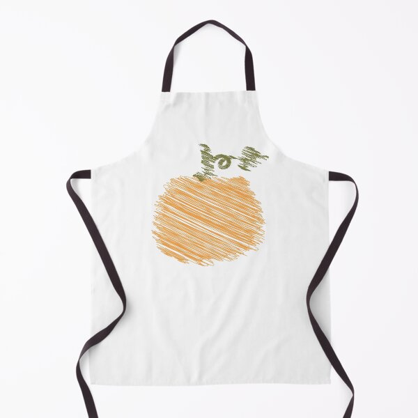 Item preview, Orange Scribble Pumpkin Art designed and sold by BetweenForms.