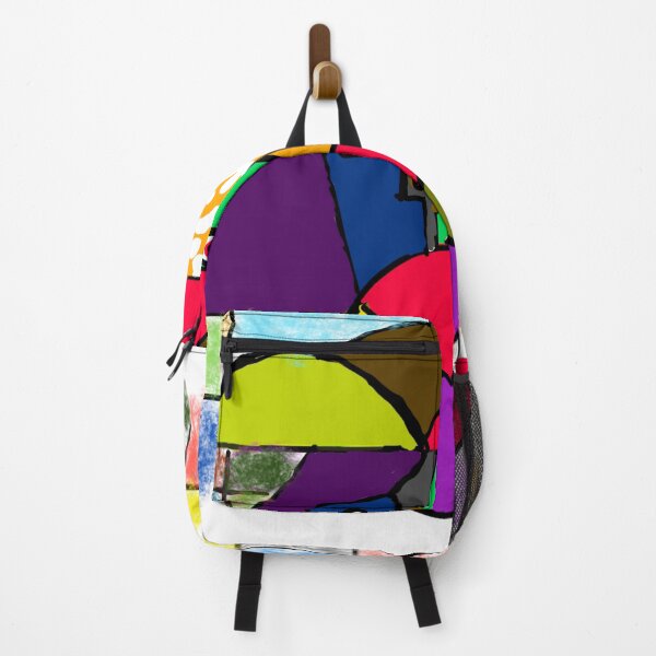Item preview, Abstract cubist colorful portrait artwork designed and sold by Zahiramouhib.