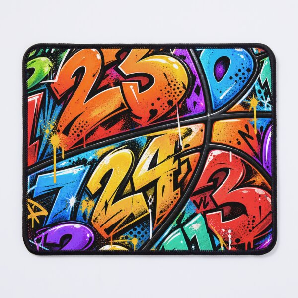 Item preview, Basketball Numbers Colorful Street Hoops Design designed and sold by RDproject.