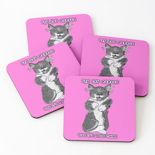 Item preview, A menace kitten survives on being cute designed and sold by reallypathetic.