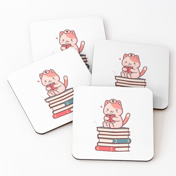 Item preview, Coffee Books And Nursing Cute Reader Nurse Gift designed and sold by Midnight Manor Art.
