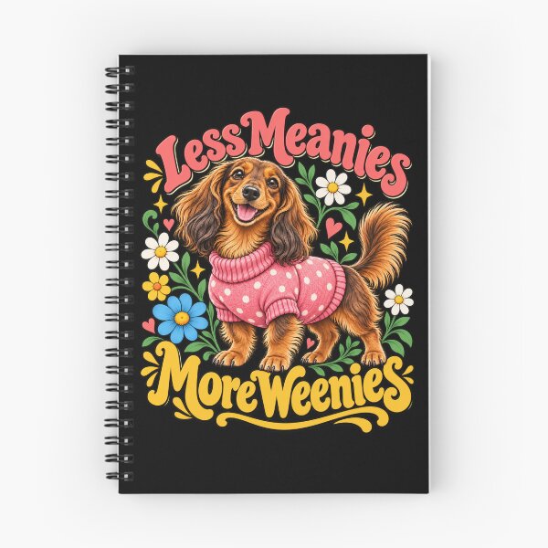 Item preview, Less Meanies More Weenies Funny Dachshund Wiener Dog Lover T-Shirt designed and sold by Trendably.