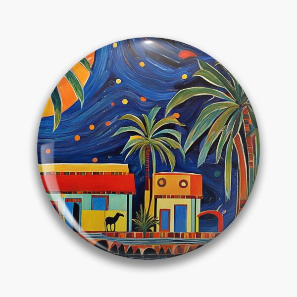 Item preview, Dusk at the oasis designed and sold by George Hutton Hunter.