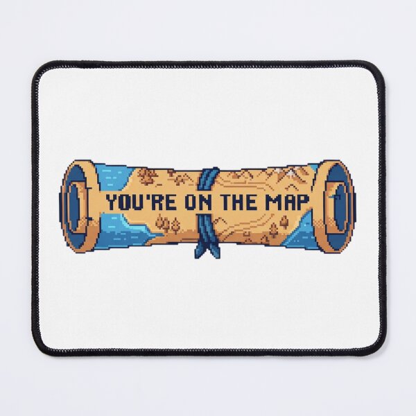 Item preview, You're On The Map Pixel Art designed and sold by Zyra_urs1.