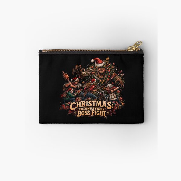 Item preview, Christmas The Annual Family Boss Fight Gamer  designed and sold by CrazySzoopWorld.