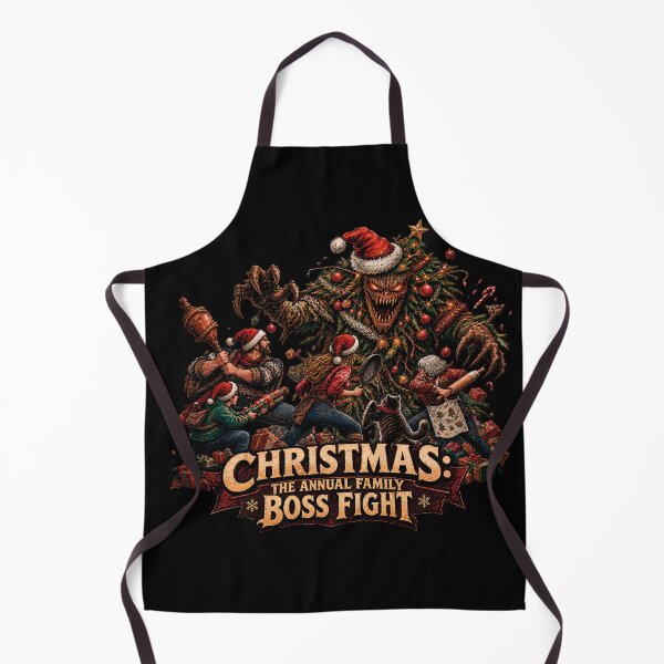Item preview, Christmas The Annual Family Boss Fight Gamer  designed and sold by CrazySzoopWorld.