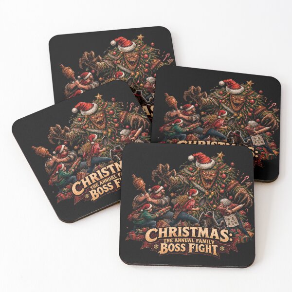 Item preview, Christmas The Annual Family Boss Fight Gamer  designed and sold by CrazySzoopWorld.