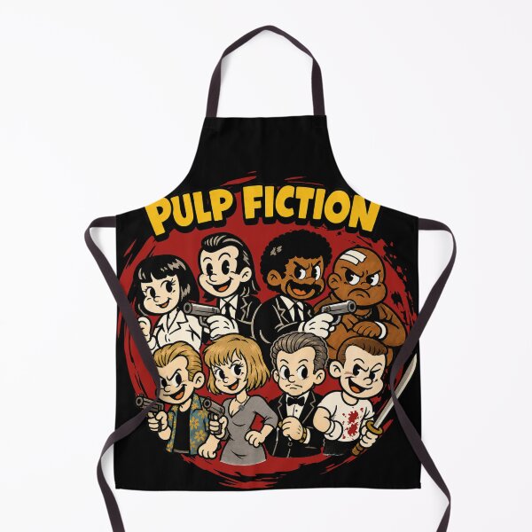 Item preview, Pulp Fiction Parody Cartoon T-Shirt | Vintage Retro Movie Design designed and sold by Preston Meyers Designs.