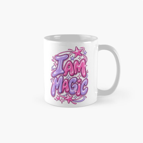 Item preview, I Am Magic Pink Purple Lettering designed and sold by SayMaria.