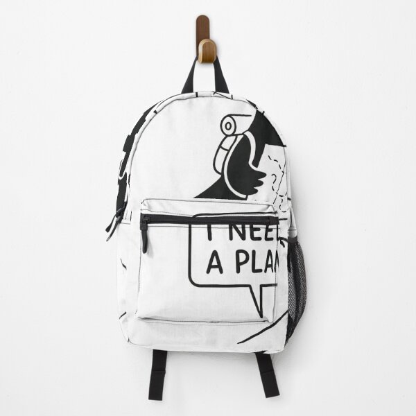 Item preview, I Need A Plan – Funny Bird at Crossroads – Relatable Adventure Quote Art Tee designed and sold by bobscraze.