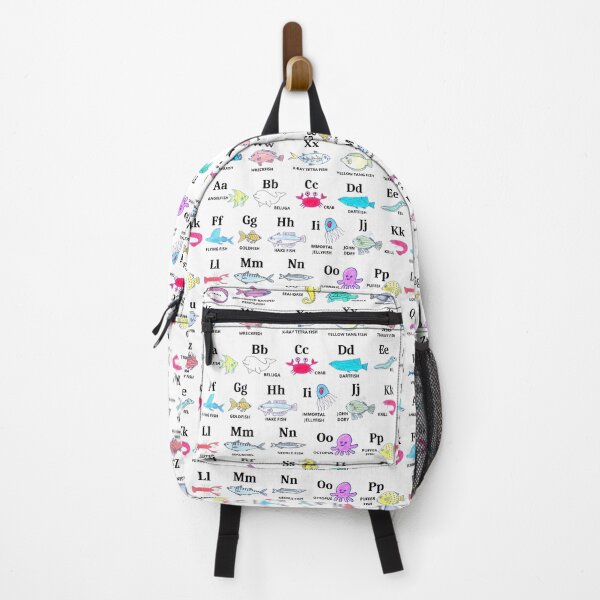 Item preview, Fish ABC hand drawn in watercolor and ink designed and sold by Boy and Belugee Studio.