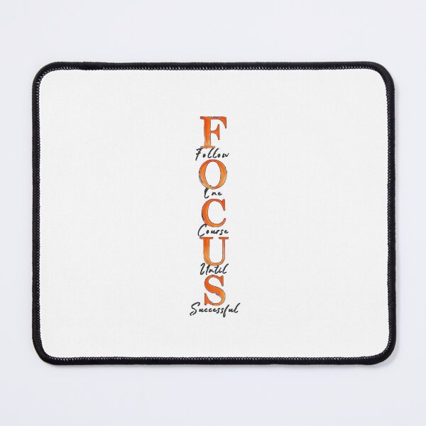 Item preview, FOCUS Shirt - Follow One Course Until Successful Motivational designed and sold by Vibe-Vary.
