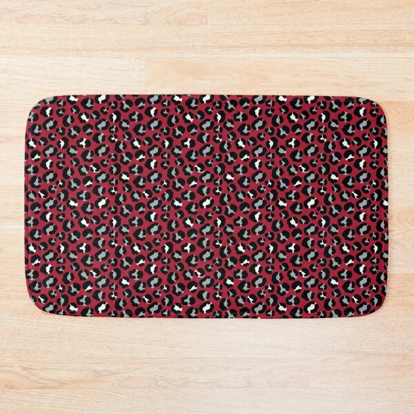 Item preview, Wild Animal Print in Atlanta Falcons Football Red Black Silver designed and sold by KrisInStitches.