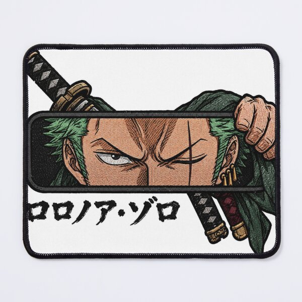 Item preview, Three Sword Style Samurai Peeker Embroidered Patch designed and sold by Dlvznbm.