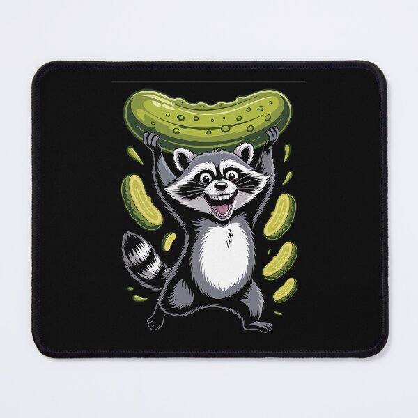 Item preview, Raccoon Holding a Giant Pickle designed and sold by jkrphoto.