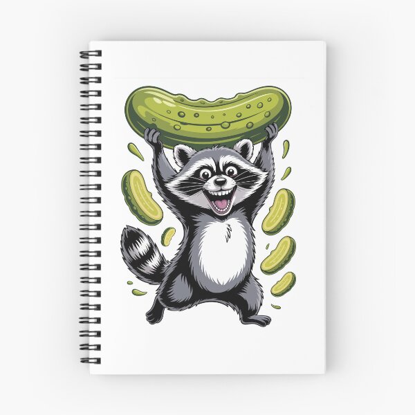 Item preview, Raccoon Holding a Giant Pickle designed and sold by jkrphoto.