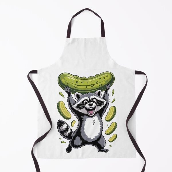 Item preview, Raccoon Holding a Giant Pickle designed and sold by jkrphoto.