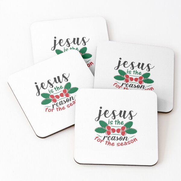 Item preview, Jesus Is the Reason for the Season Christmas Quote designed and sold by FuzionRaptor.