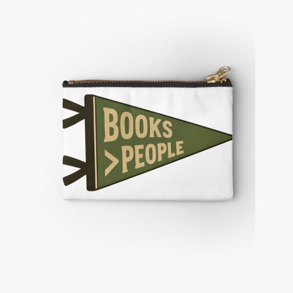 Item preview, Books Over People Vintage Pennant - Funny Bookworm Introvert designed and sold by aysenism.