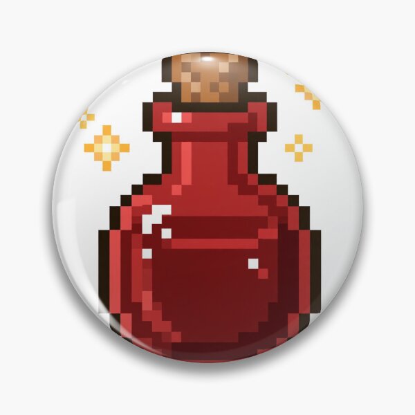 Item preview, Pixel Health Potion Retro Gamer Sticker designed and sold by WhaleStore.