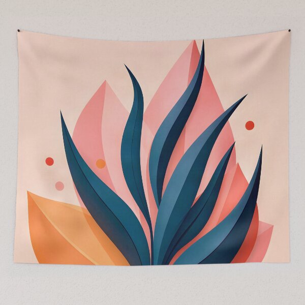 Item preview, Abstract Floral Composition  designed and sold by Vicky Brago-Mitchell®.