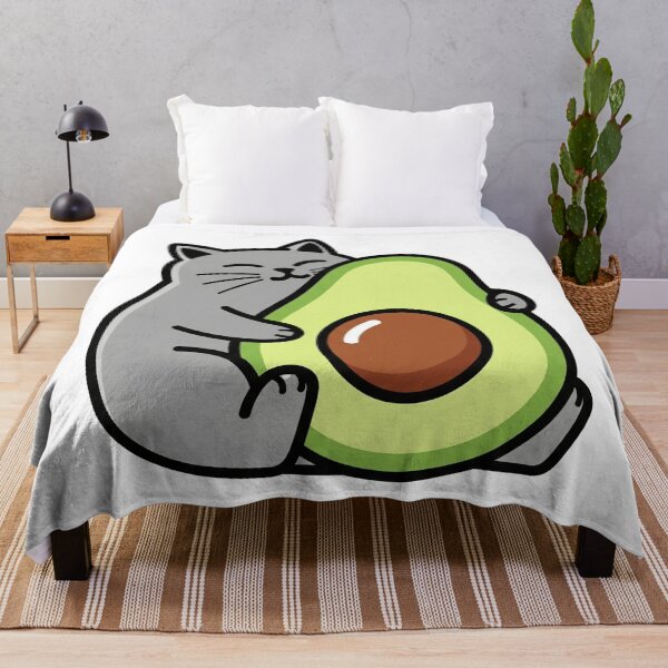 Item preview, Avocado Cat – Cute Kawaii Kitty & Fruit Design designed and sold by Apex Designs.