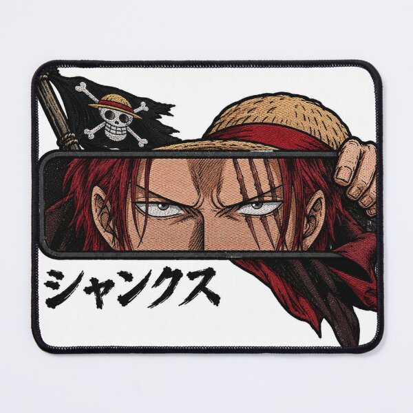 Item preview, Red Hair Pirate Peeker Embroidered Patch designed and sold by Dlvznbm.