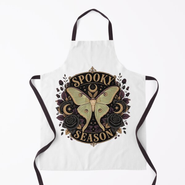 Item preview, Spooky Season Vintage Lunar Moth And Dark Florals Art designed and sold by Créative touche .
