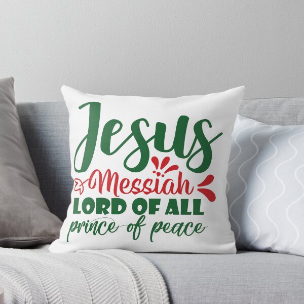 Item preview, Jesus Messiah Lord of All Prince of Peace Christmas Quote designed and sold by FuzionRaptor.