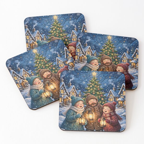 Item preview, Christmas Carolers Throw Blanket designed and sold by Bluntees .