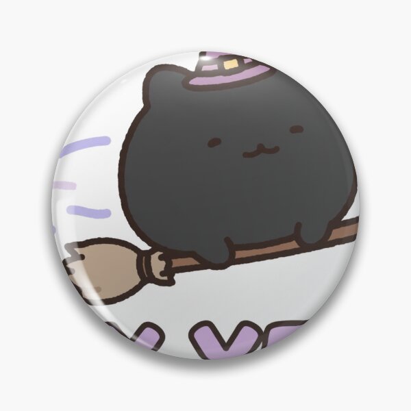 Item preview, Cute Black Cat Witch Broom Hex Yeah Halloween Sticker designed and sold by xiaoxiaochibi.