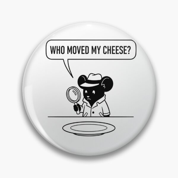 Item preview, Who Moved My Cheese – Funny Detective Mouse – Relatable Office Humor Art Tee designed and sold by bobscraze.