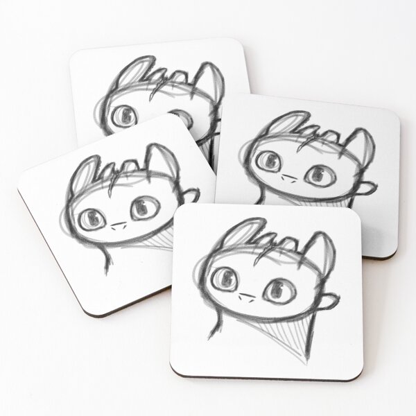 Item preview, The Cutest Dragon (black sketch) designed and sold by sofya_li13.