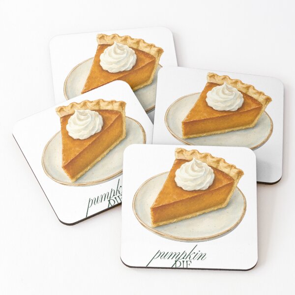 Item preview, Cozy Fall Pumpkin Pie Illustration - Autumn Dessert Art designed and sold by Aytasi.