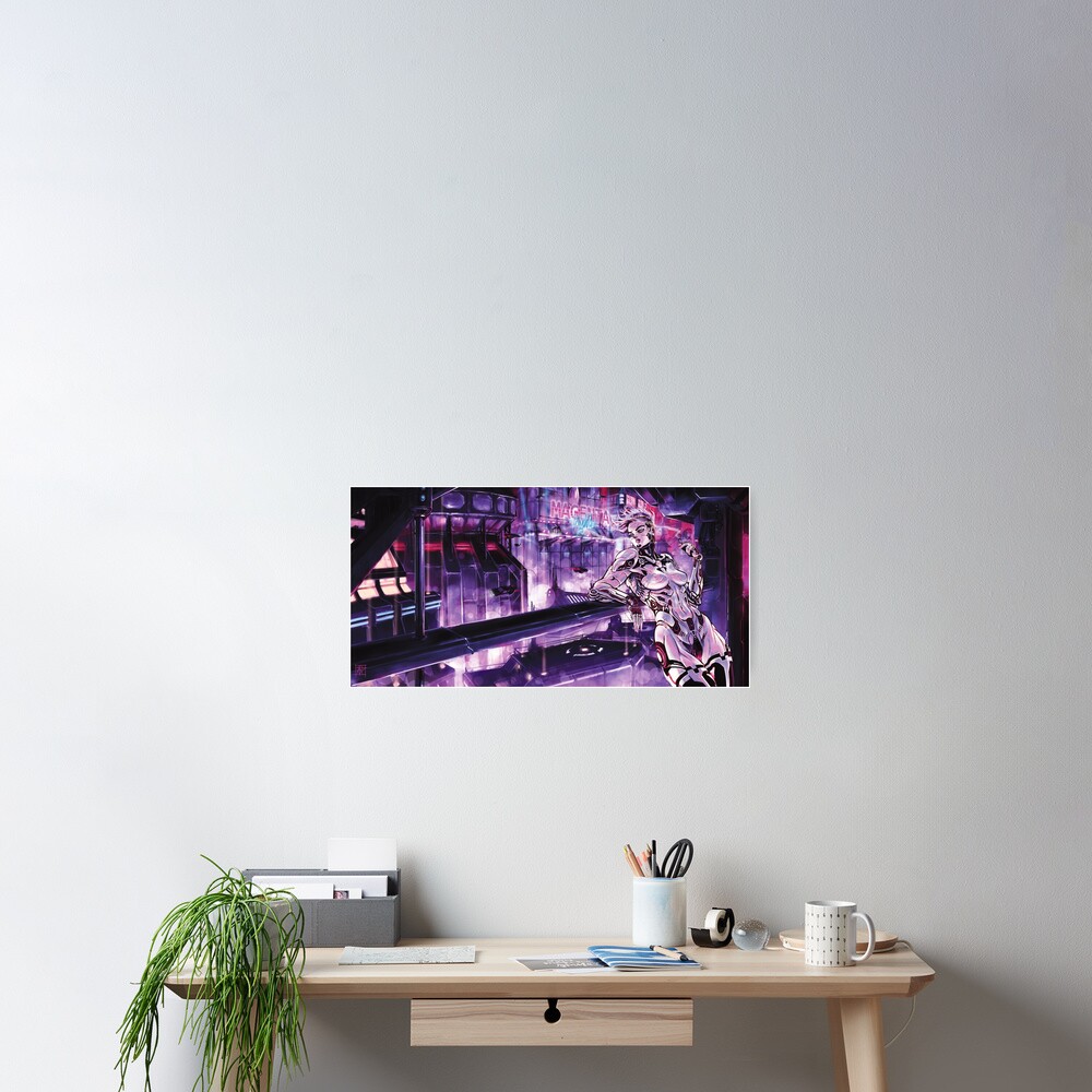 Magenta Nights Poster