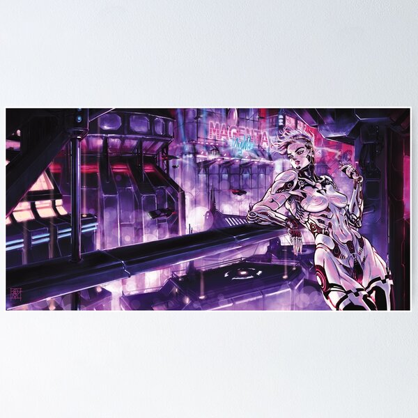 Magenta Nights Poster