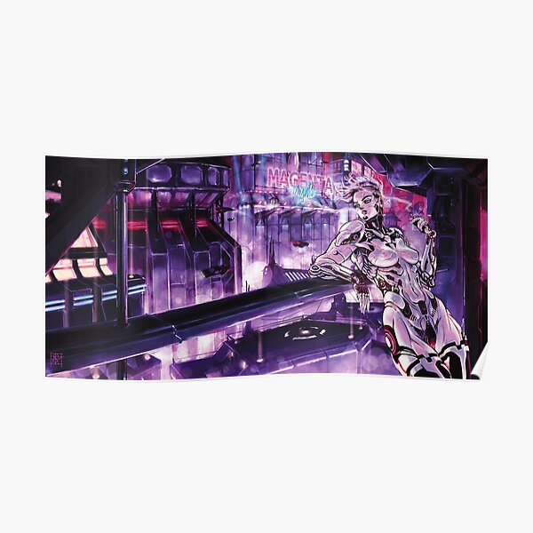 Magenta Nights Poster
