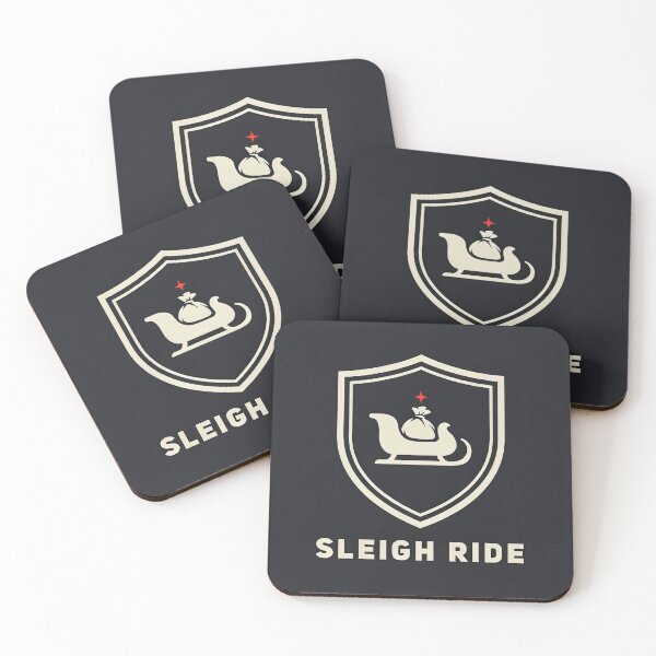 Item preview, Vintage Santa Sleigh Crest Emblem Logo Illustration Vector designed and sold by Shutter-Dragon.