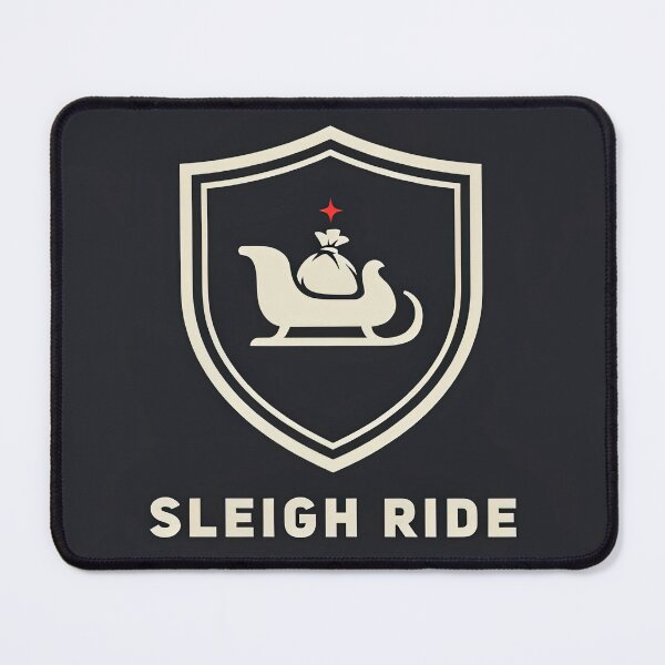 Item preview, Vintage Santa Sleigh Crest Emblem Logo Illustration Vector designed and sold by Shutter-Dragon.